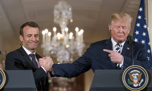 Macron: Frankrike og USA vil ha ny atomavtale med Iran